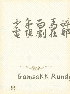 少年白马醉春风电视剧在那里免费在线