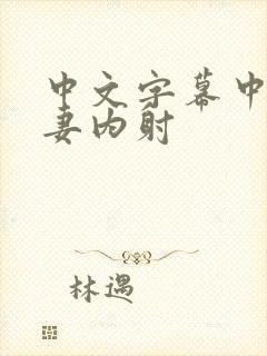 中文字幕中出人妻内射封面