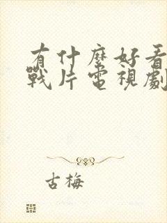 有什么好看的谍战片电视剧