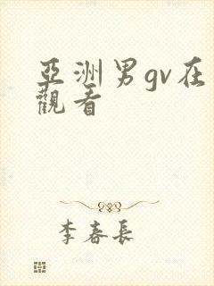 亚洲男gv在线观看