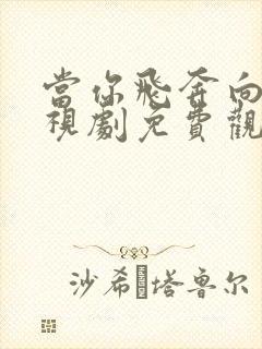 当你飞奔向我电视剧免费观看高清