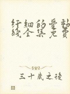 纤细的爱动漫在线全集免费观看封面