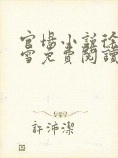 官场小说徐凡刘雪免费阅读