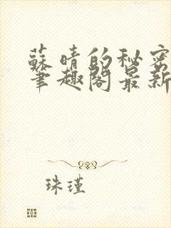 苏晴的秘密小说笔趣阁最新章节封面