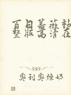 百日蔷薇动漫完整版高清在线观看