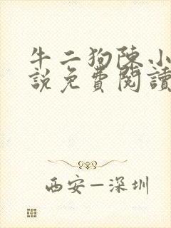 牛二狗陈小燕小说免费阅读全文无弹窗