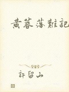 黄蓉落难记阅读封面