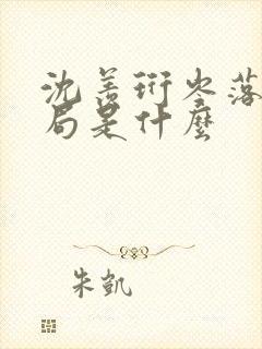 沈羡珩岑落大结局是什么