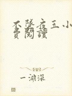 不坠夜玉小说免费阅读封面