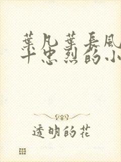 叶凡叶长风一门十忠烈的小说免费