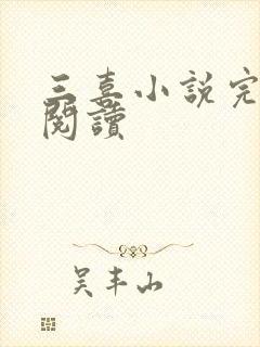 三喜小说完整版阅读封面