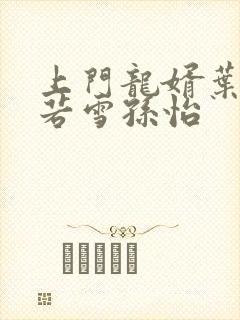 上门龙婿叶辰夏若雪孙怡