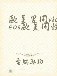 欧美男同videos欧美同性