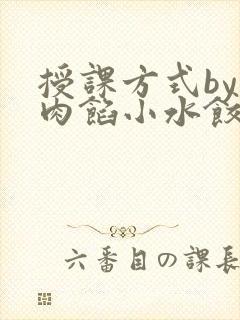 授课方式by 肉馅小水饺