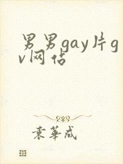 男男gay片gv网站
