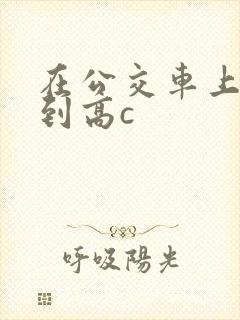 在公交车上被弄到高c