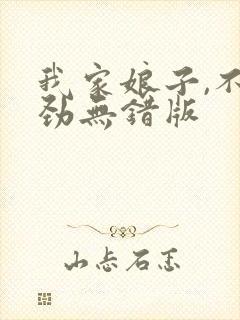 我家娘子,不对劲无错版