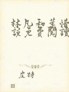 林凡和叶惜的小说免费阅读