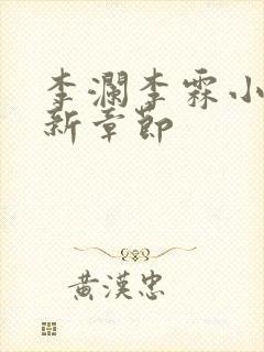 李澜李霖小说最新章节