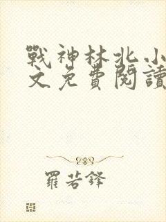 战神林北小说全文免费阅读