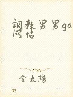 调教男男gay网站