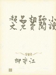 超品相师小说全文免费阅读笔趣阁封面