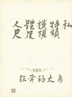 人体模特私拍大尺度视频