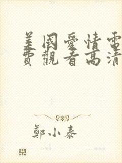 美国爱情电影免费观看高清完整