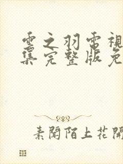 云之羽电视剧全集完整版免费播放