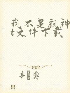 我不是戏神txt文件下载