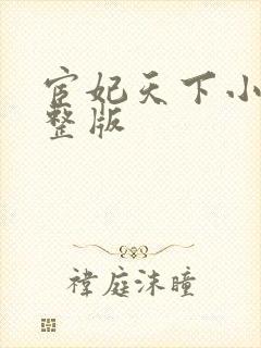 宦妃天下小说完整版