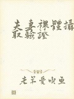 夫妻裸体摄影寝取验证