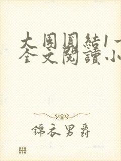 大团圆结1一6全文阅读小说