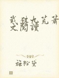 武破九荒萧叶全文阅读封面