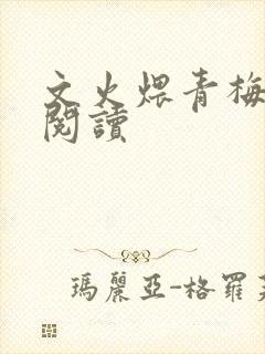 文火煨青梅免费阅读