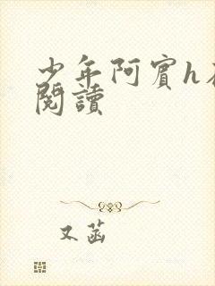 少年阿宾h在线阅读