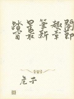 踏星笔趣阁无弹窗最新章节