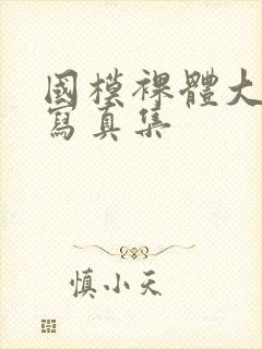 国模裸体大尺度写真集