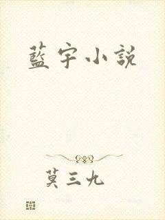 蓝宇小说