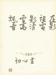 飘雪影视在线观看高清电影手机版封面