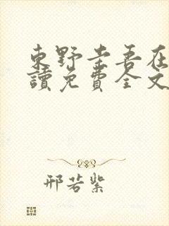 东野圭吾在线阅读免费全文