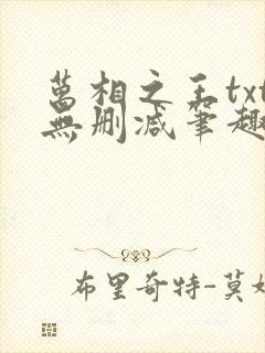 万相之王txt无删减笔趣阁