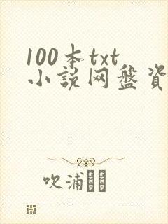 100本txt小说网盘资源双男主