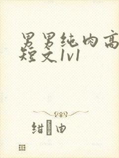 男男纯肉高h啪短文1v1