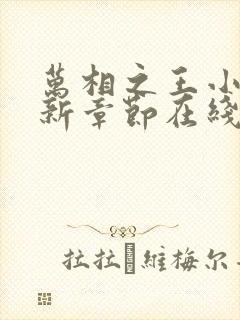 万相之王小说最新章节在线