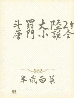 斗罗大陆2绝世唐门小说全文