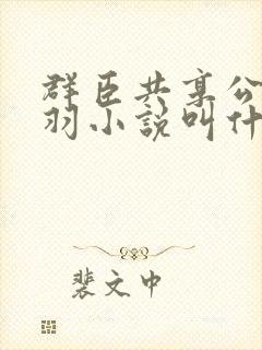 群臣共享公主银羽小说叫什么