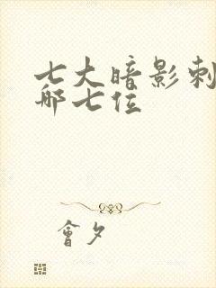 七大暗影刺客是哪七位