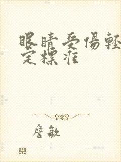 眼睛受伤轻伤鉴定标准