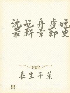 沈屹舟虞晚小说最新章节更新时间